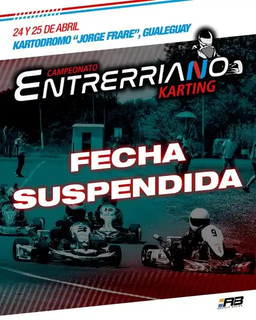 Karting entrerriano: suspendidas las pruebas y la 3a. fecha