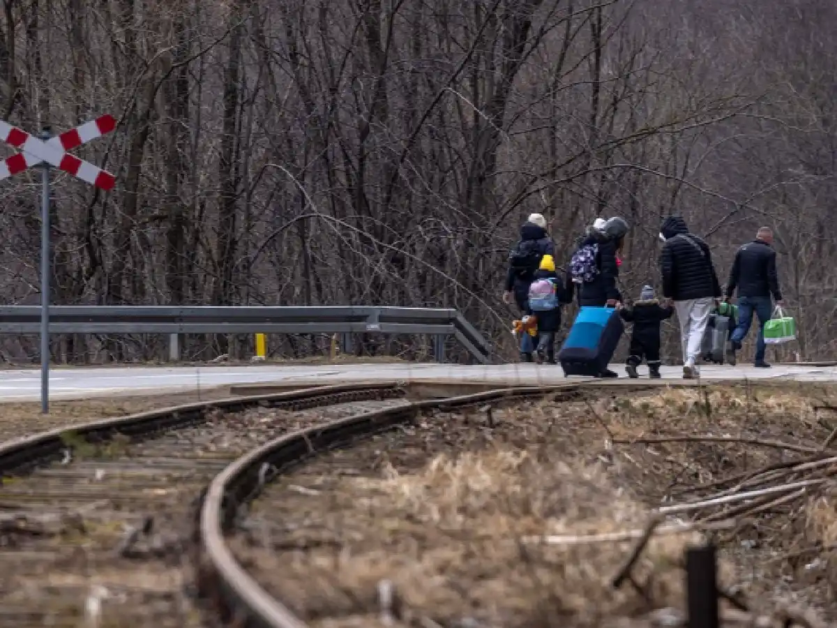 Más de 672.000 ucranianos se refugiaron en Polonia en una semana