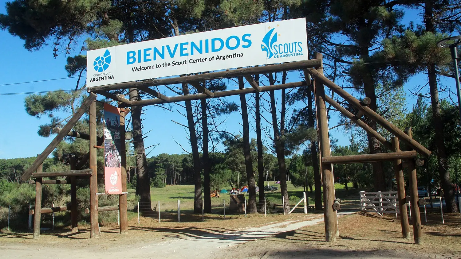 Acceso. Al campo scout por avenida 10 y calle 139, otro de los atractivos del Parque Miguel Lillo