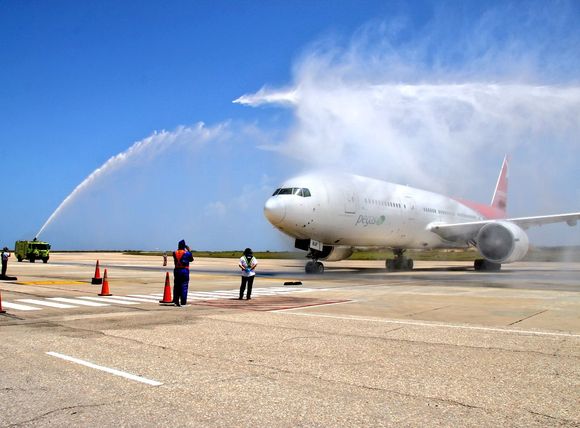 Isla Margarita vuelve a contar con vuelos internacionales al arribar Pegas Fly