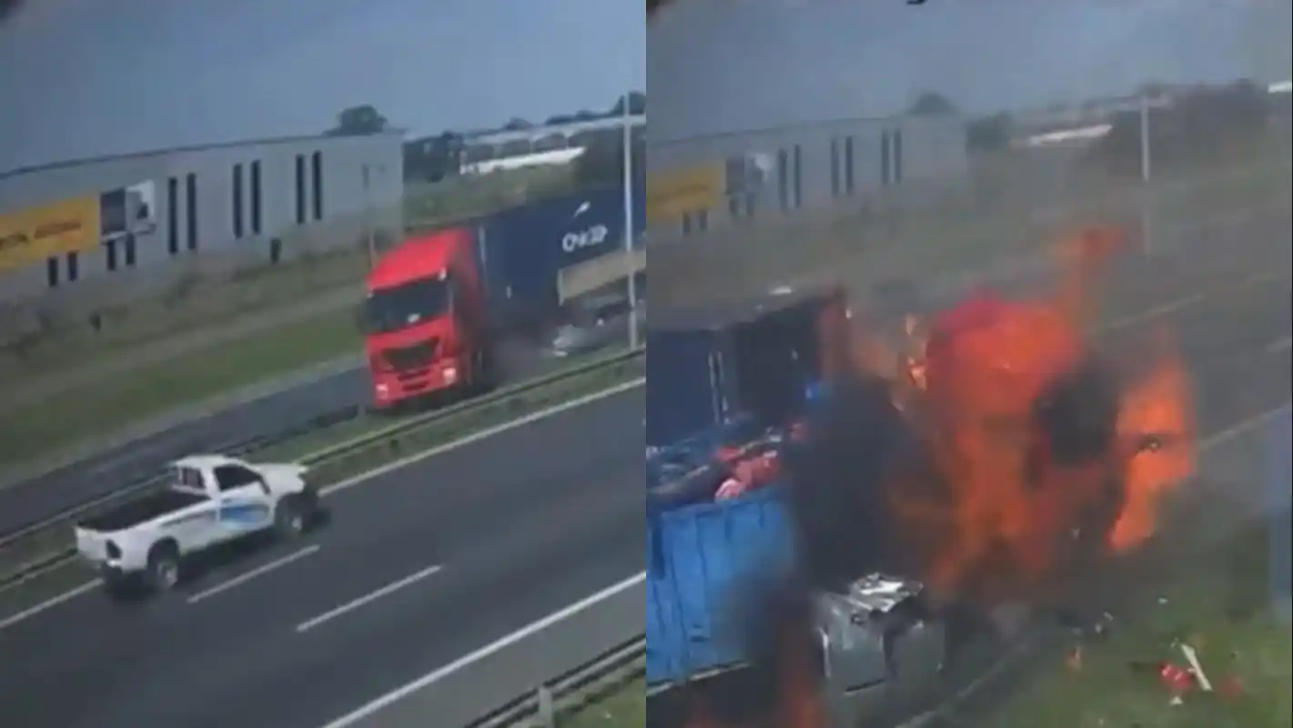Tragedia total: dos camioneros santafesinos murieron en el brutal accidente de Panamericana