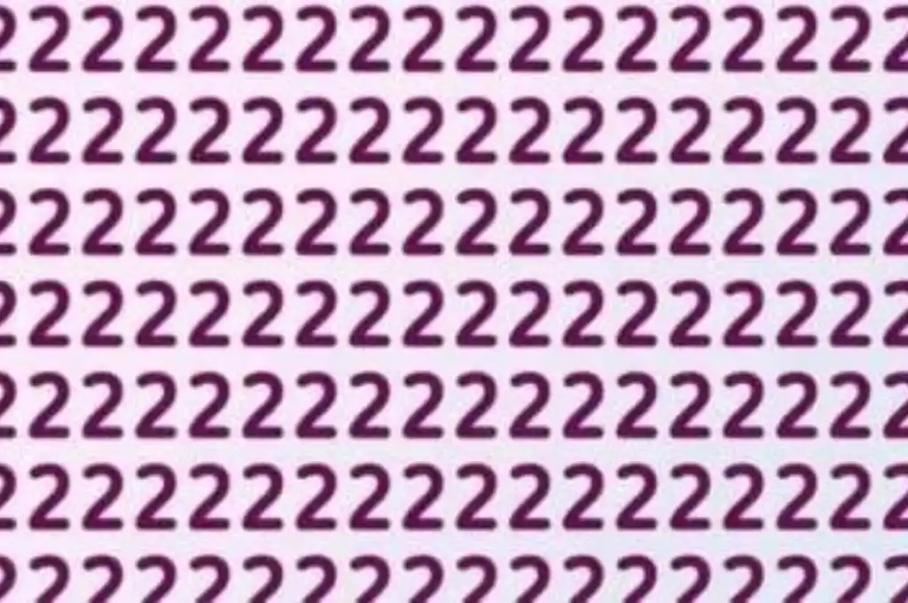 Desafío visual: encontrá el número 7 que se oculta en la imagen