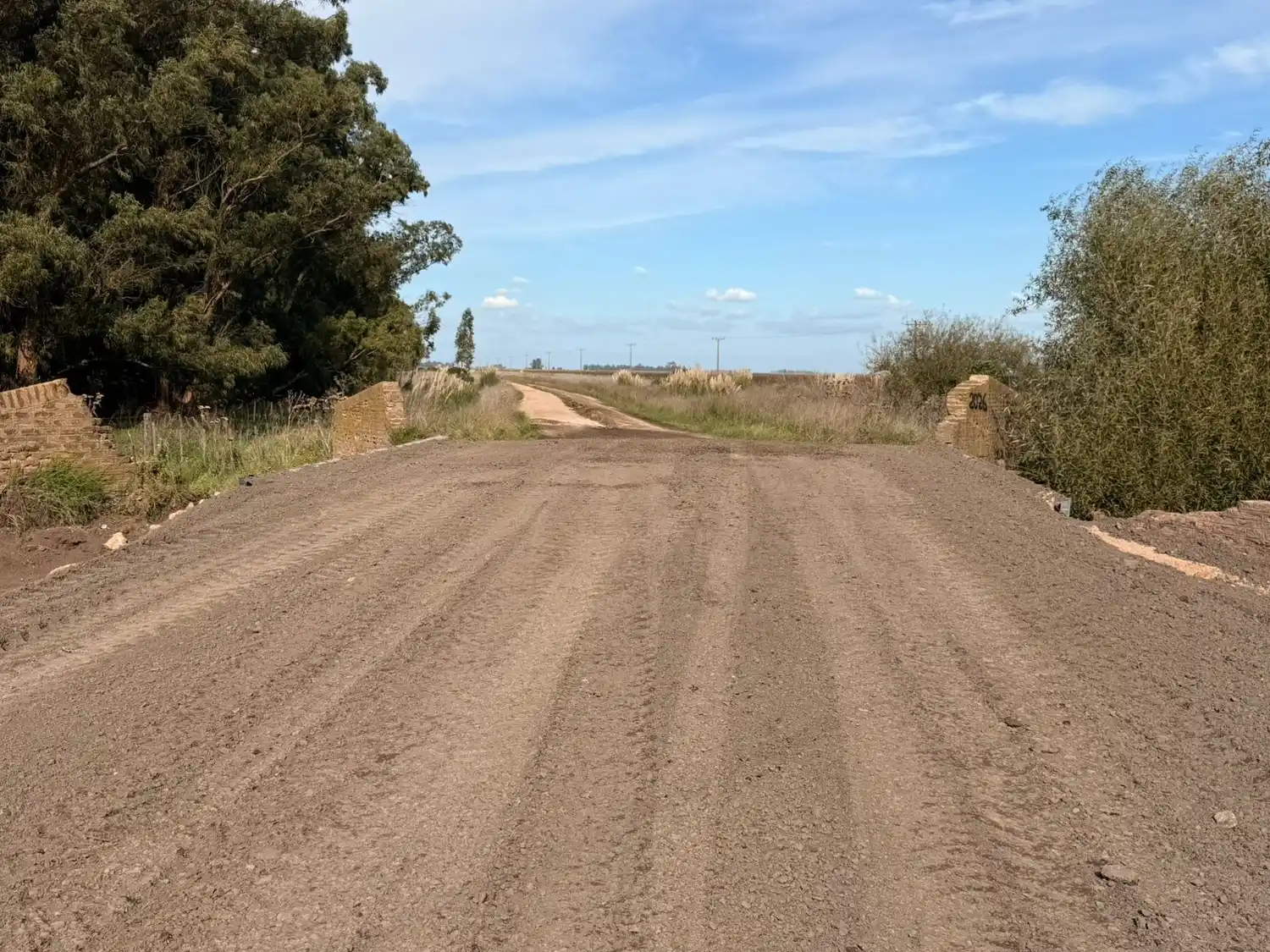 Reparación. Del puente La Chiripa realizada con éxito.