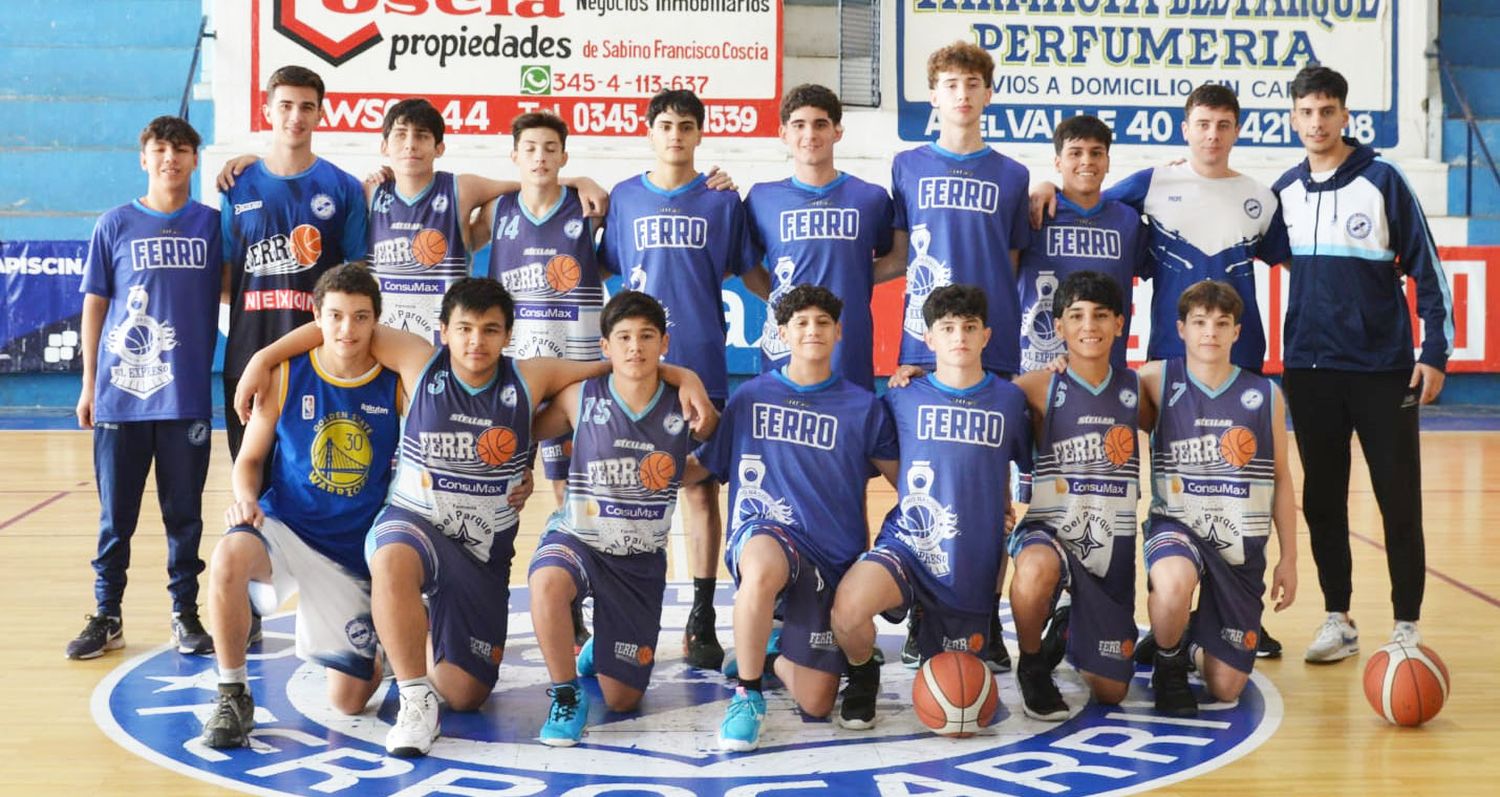 La U15 de Ferro cierra la Liga de Básquet como local