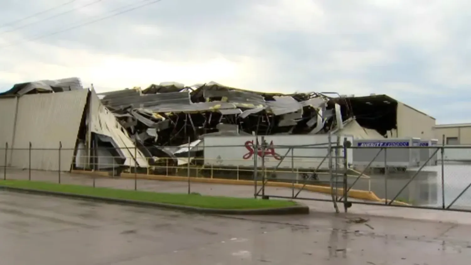 Texas severe storms damages