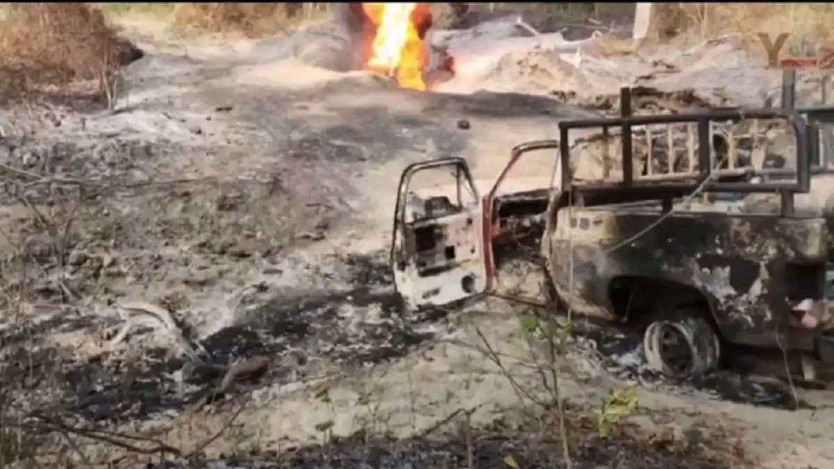 DOS MUERTOS deja explosión de oleoducto de PDVSA en Yaracuy