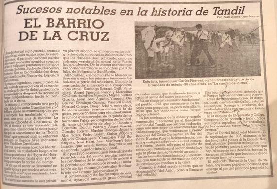 El barrio de la cruz