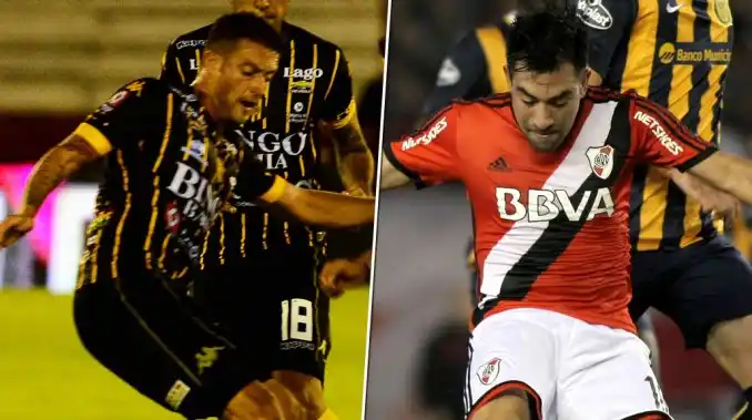 Con un golazo del Pity Martínez, River le empató a Olimpo 