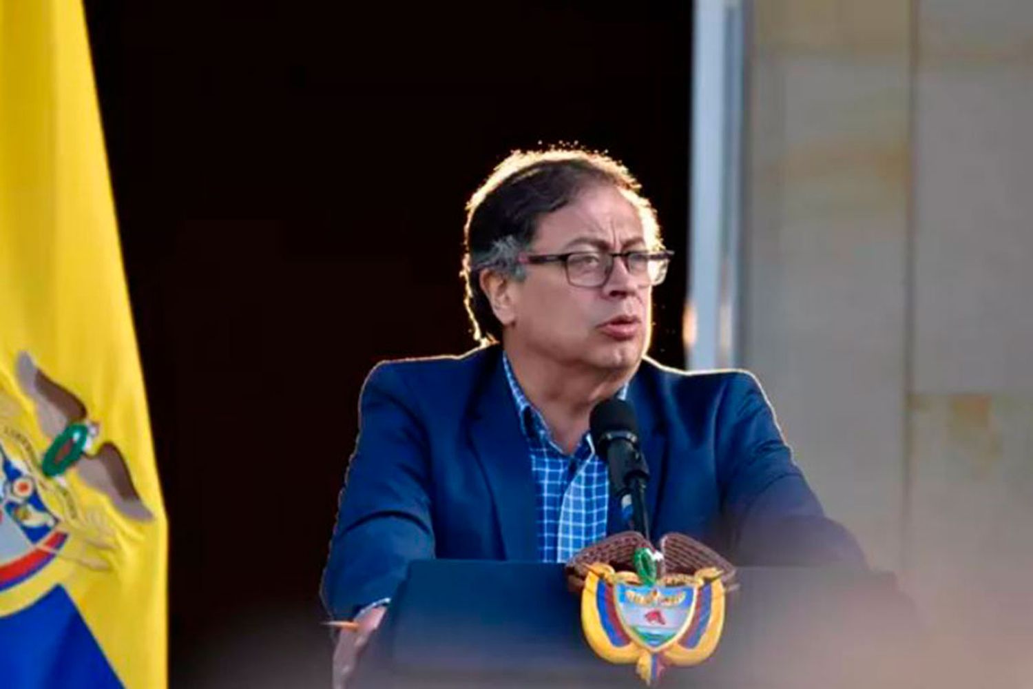 El presidente colombiano, Gustavo Petro.