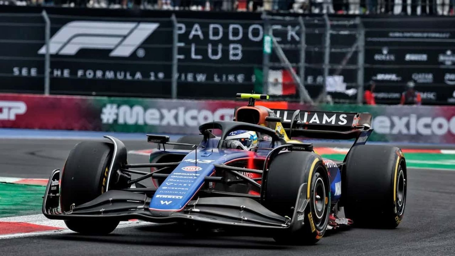 Franco Colapinto finalizó en el puesto 12. Gran Premio de México de la Fórmula 1