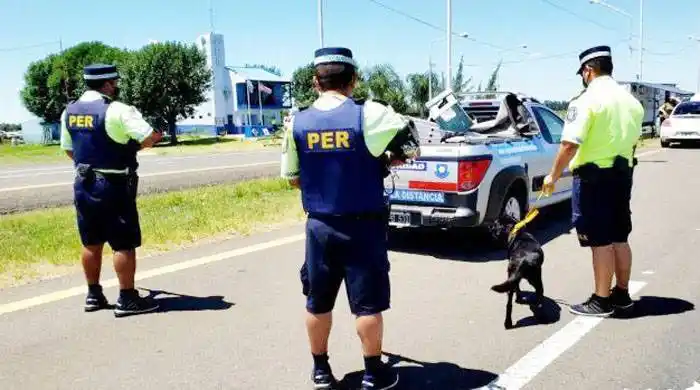 Incautaron en Entre Ríos un cargamento importante de marihuana 