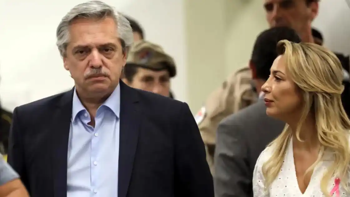 Alberto Fernández y Fabiola Yañez. - Getty Images