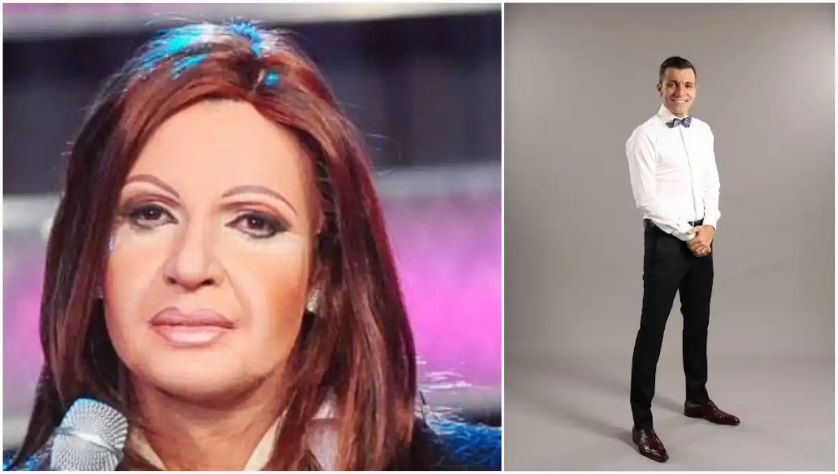 Martín Bossi personificó a Cristina Kirchner en Showmatch