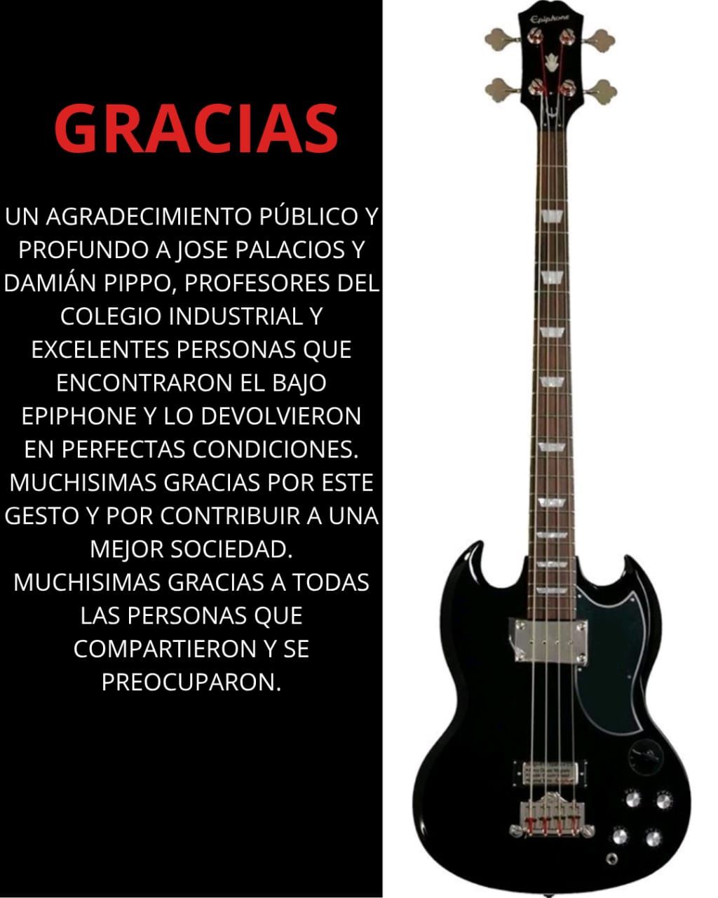 Bajo robado