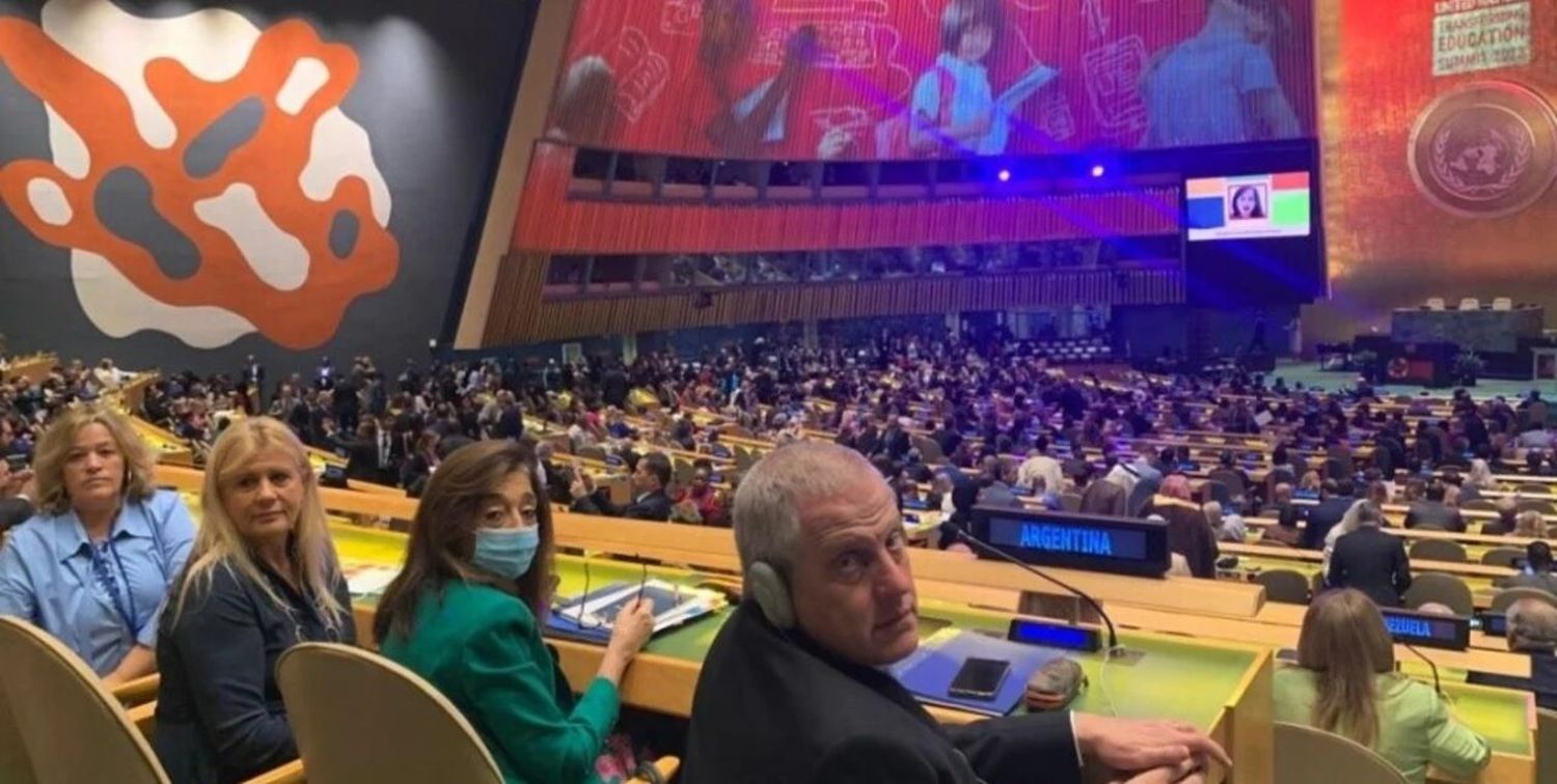 Perczyk en la ONU: “La cumbre nos permite poner a la Educación en el centro de la agenda política mundial”