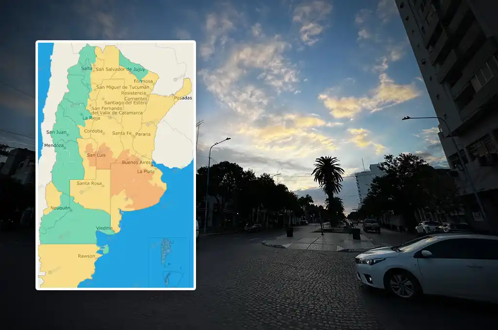 Alerta por tormentas fuertes en Rafaela: se espera una jornada inestable y con ráfagas intensas