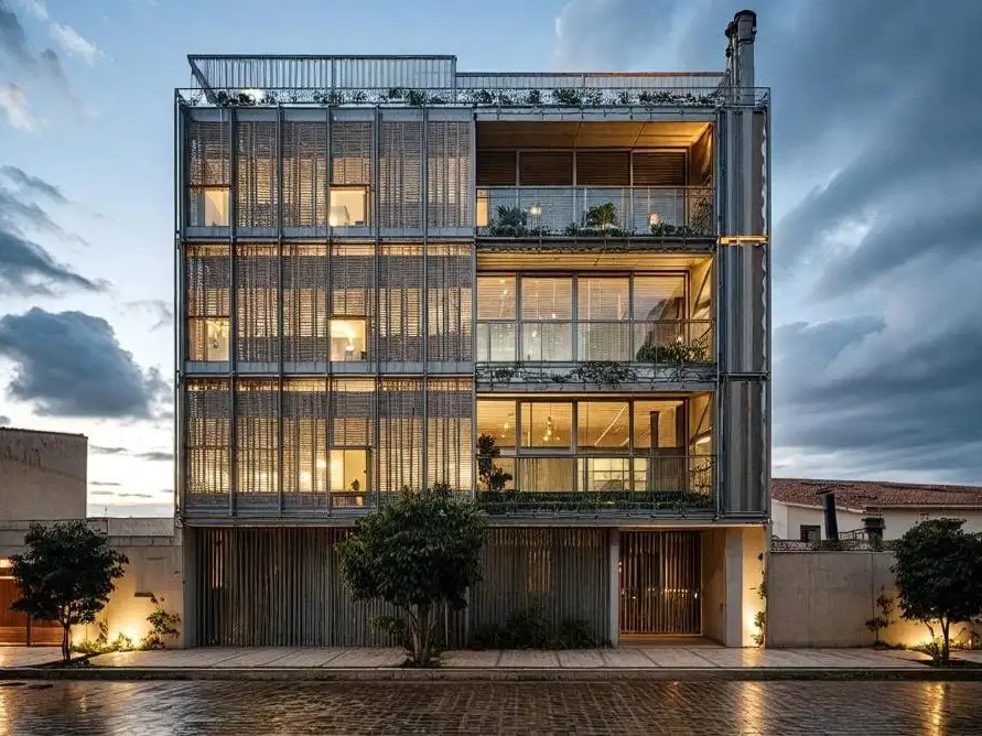 La obra del edificio realizado con paneles industrializados ya comenzó a desarrollarse.