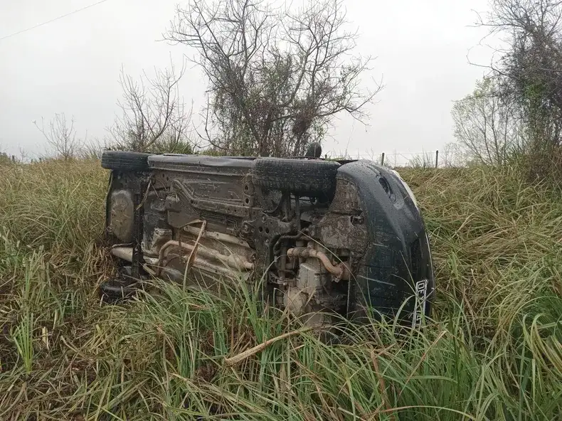 Hubo cuatro despistes en una ruta de Entre Ríos este domingo