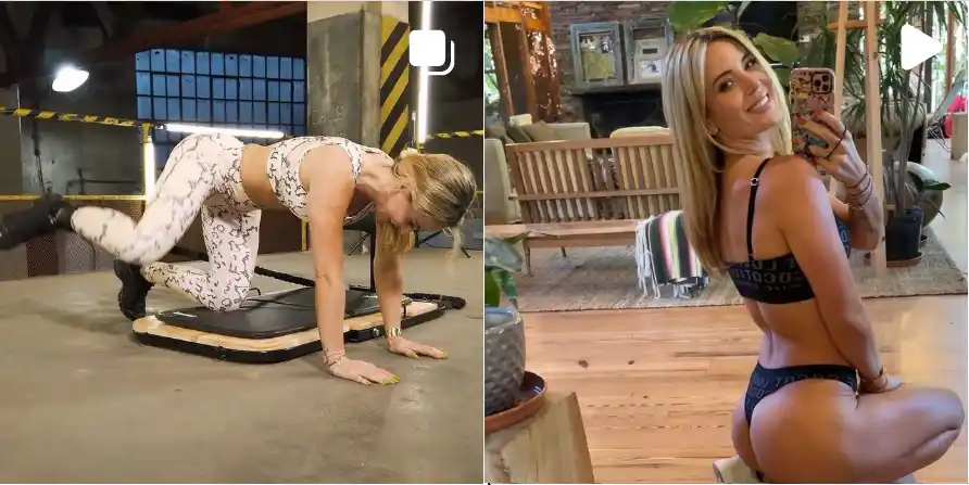 "Ni te das cuenta que lo tenés puesto": el infartante "beboteo" y entrenamiento de Jesica Cirio