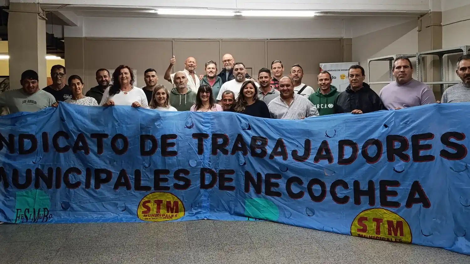 Lista de unidad. Los municipales oficializaron la única lista presentada.