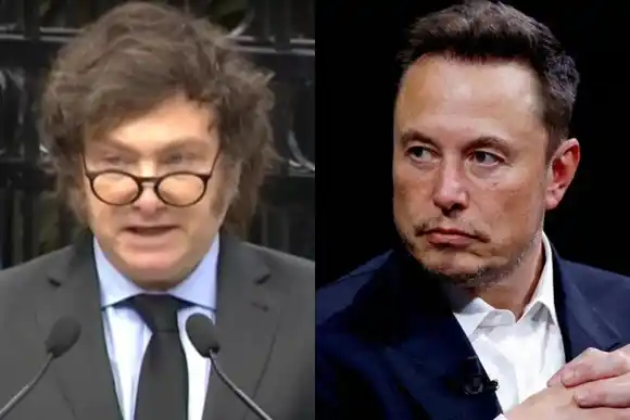 Elon Musk efusivo con el presidente argentino: "Amo a Javier Milei"