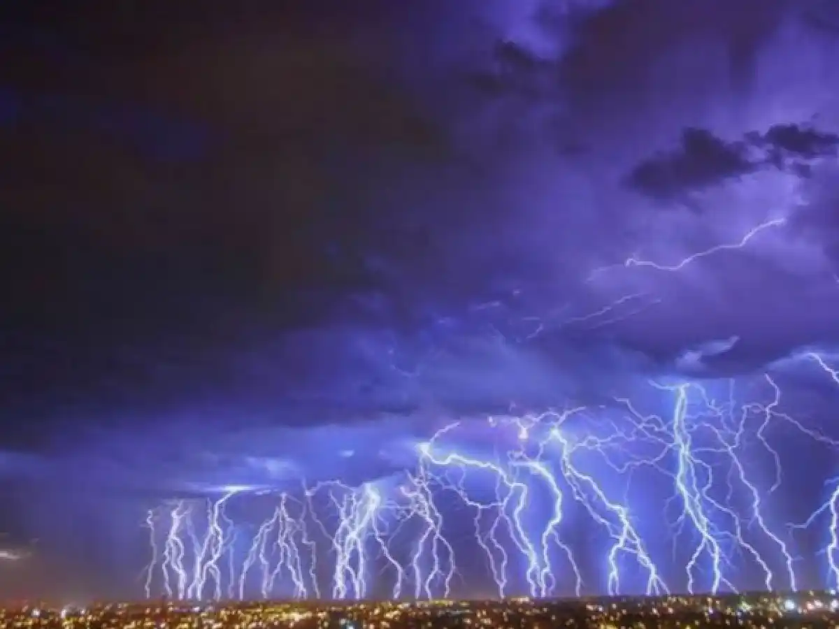 En Mendoza se registró la tormenta más eléctrica del mundo