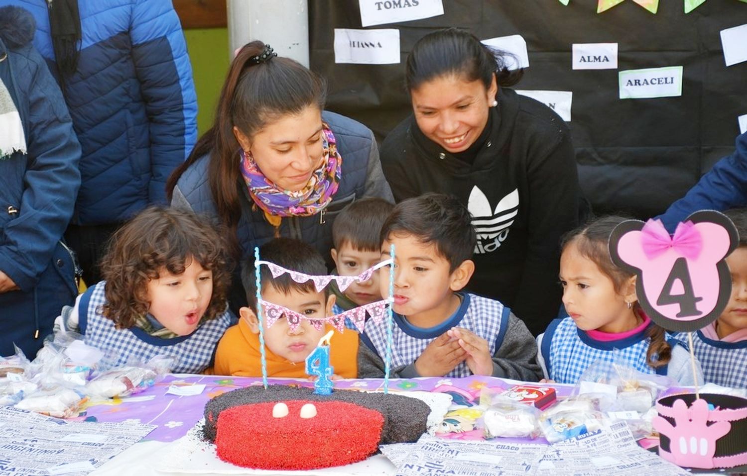 Festejos de cumpleaños en los Centros municipales de Desarrollo Infantil