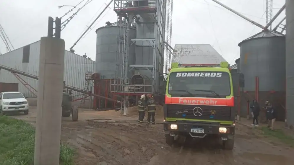 Trabajó en el lugar una dotación del Cuartel de Bomberos de Villa Italia
