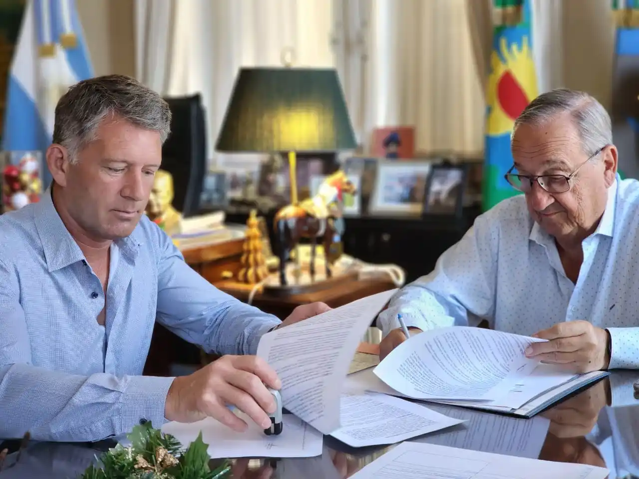 El Municipio y el Consejo Escolar continuarán reparando mobiliario en el Polo Productivo y Social