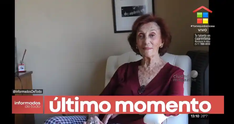 En el programa de Andino dieron por muerta a Hilda Bernard y luego tuvieron que pedir disculpas