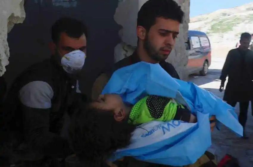 Un ataque con químicos dejó 40 muertos en Siria, la mayoría niños
