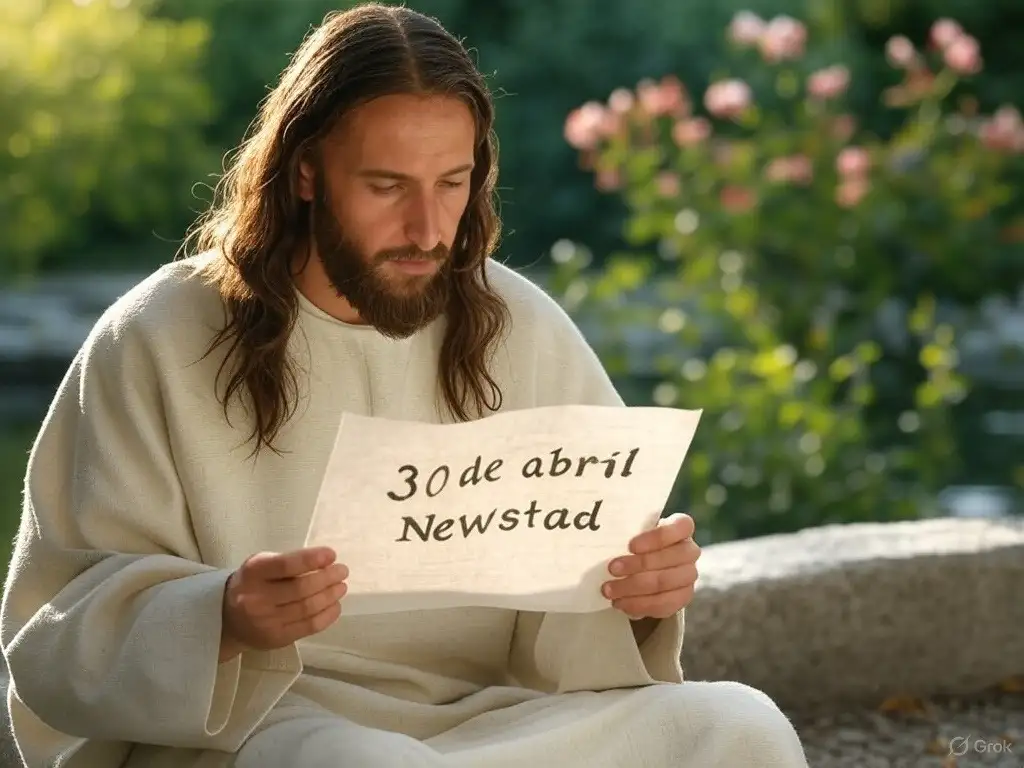 Santoral. Francisco, leyendo el Santoral del 30 de abril.
