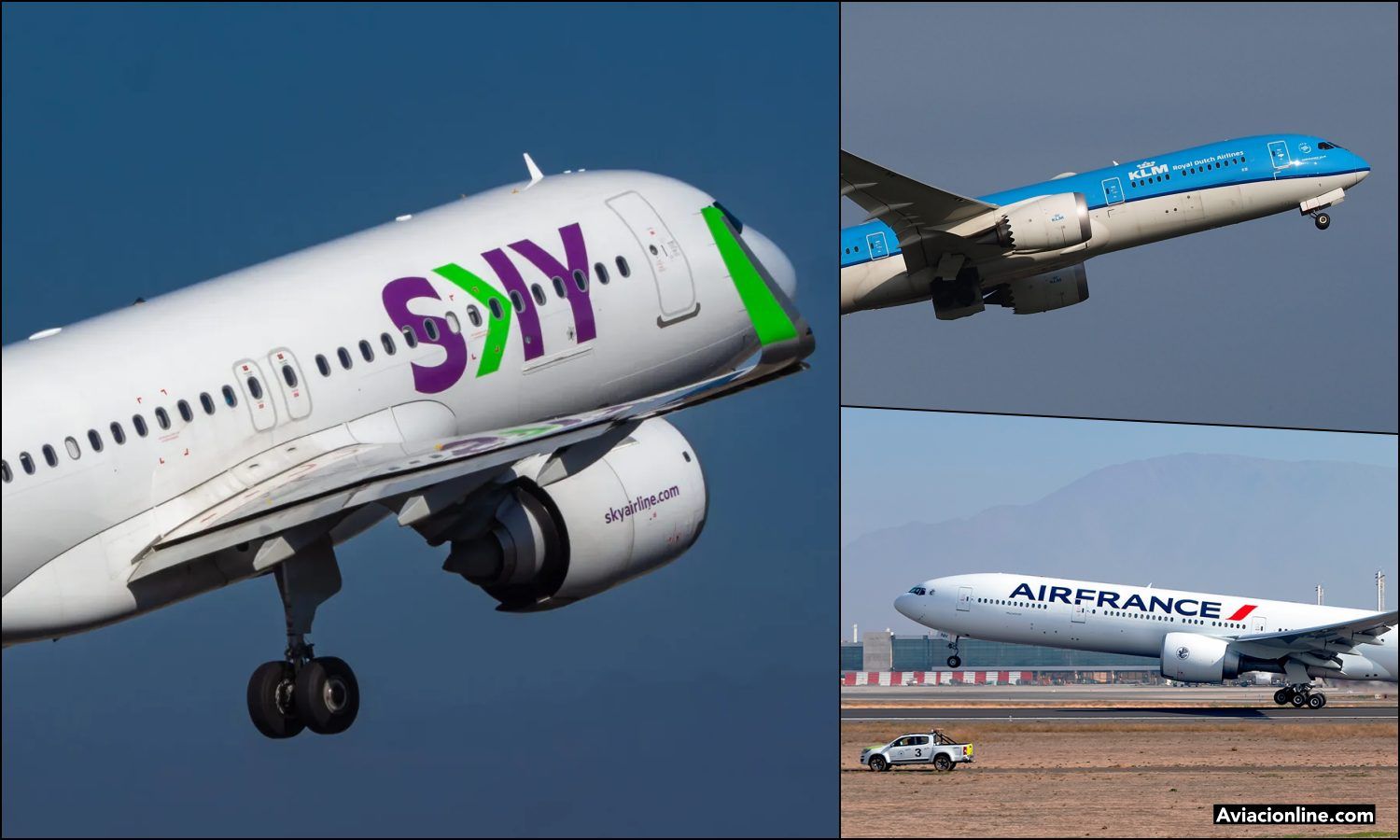 SKY Airline and Air France-KLM Sign Interline Agreement Covering Over 30 Destinations in Latin America