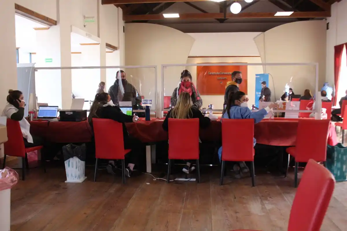 Campaña anticovid: otorgaron más de 1200 turnos para hoy y mañana