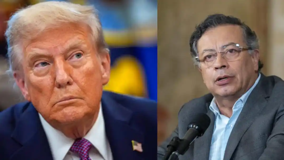 Donald Trump acusa a Gustavo Petro de ser “un matón” y "fabricar drogas"