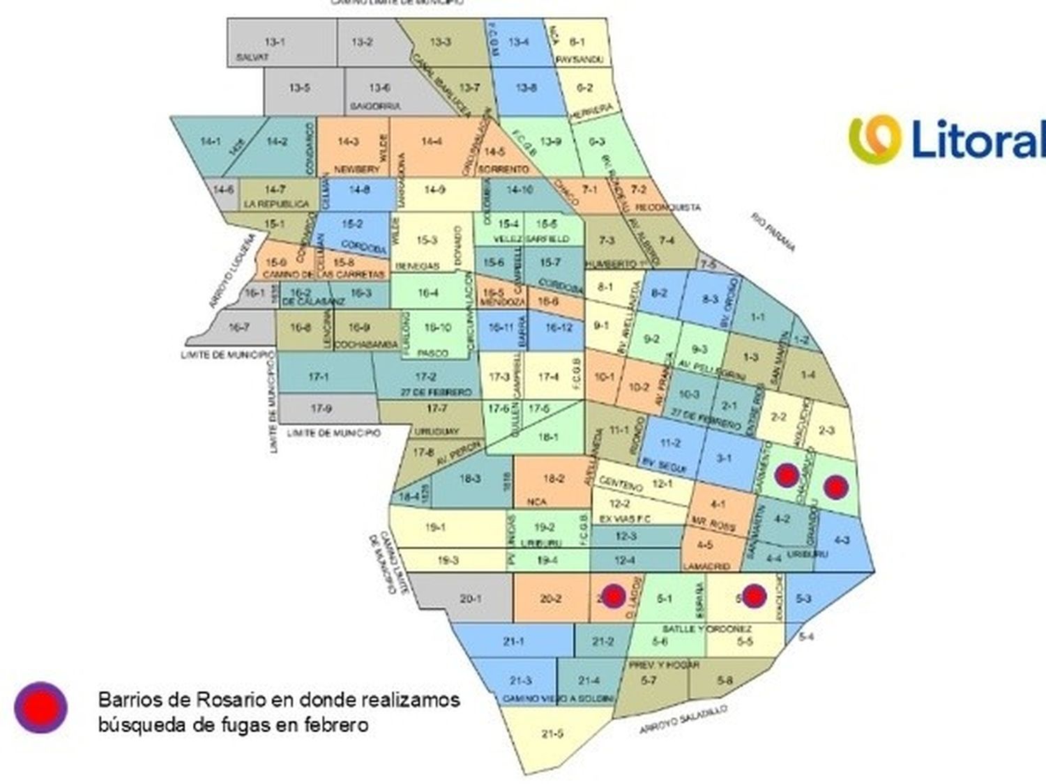 Revisarán pérdidas de gas en veredas y gabinetes de la zona sur de Rosario