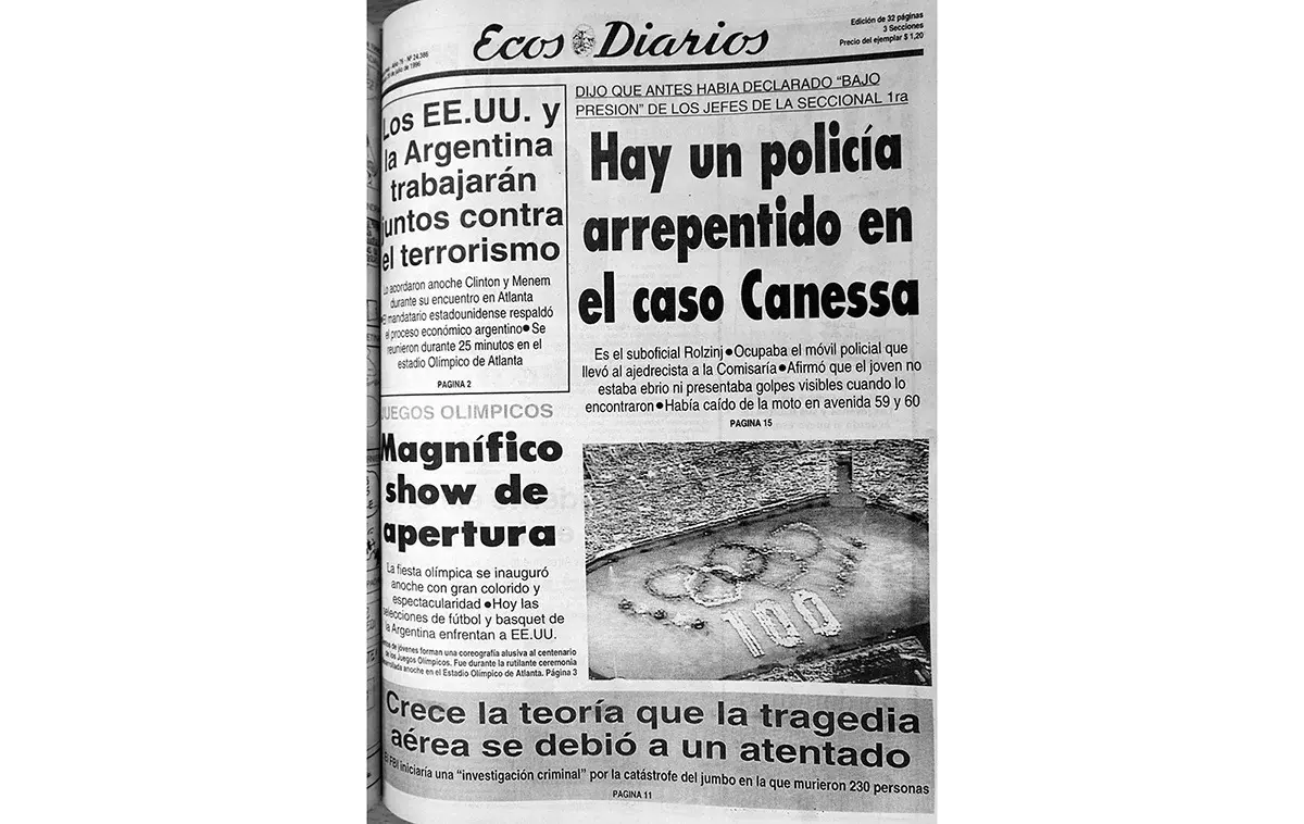 Sábado 20 de julio de 1996