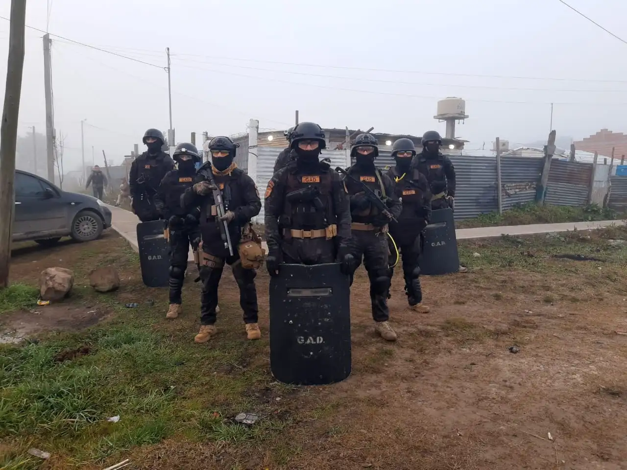 Ayer se procedió a la irrupcion de los inmuebles de referencia en el barrio La Herradura.