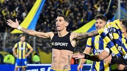 Video: Con un golazo de tiro libre, Di María le dio la victoria a Rosario Central ante Newell's