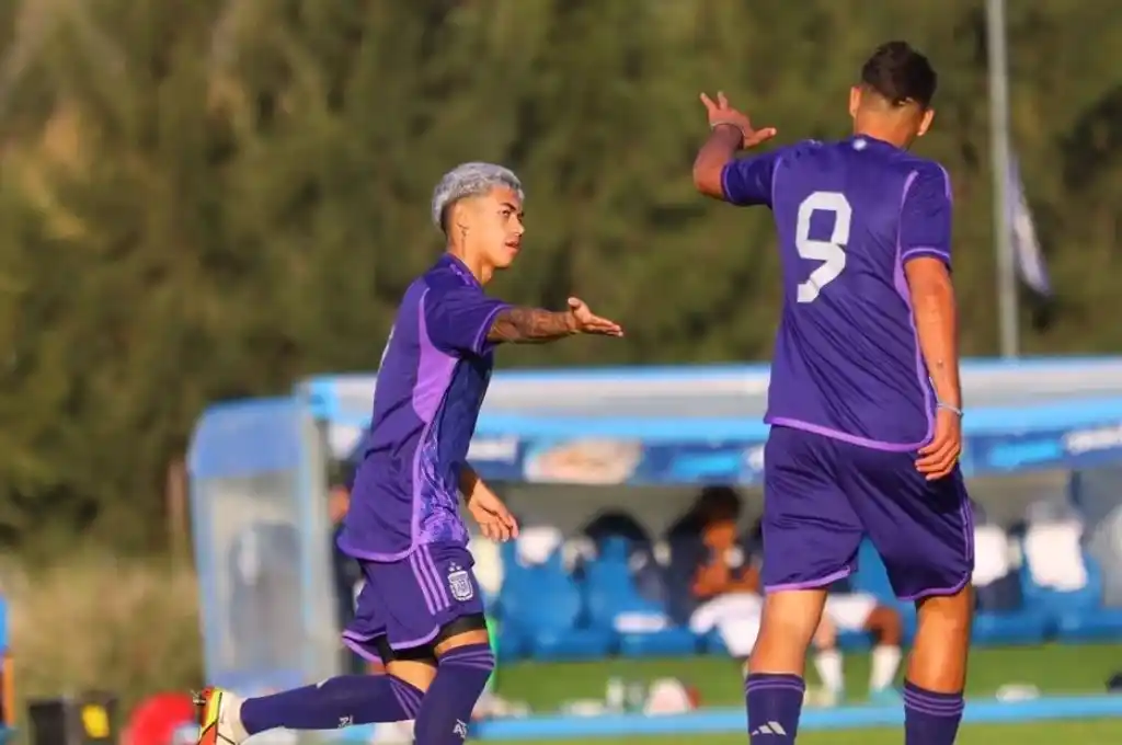 Sub 20: Argentina goleó a República Dominicana en su primer amistoso antes del Mundial