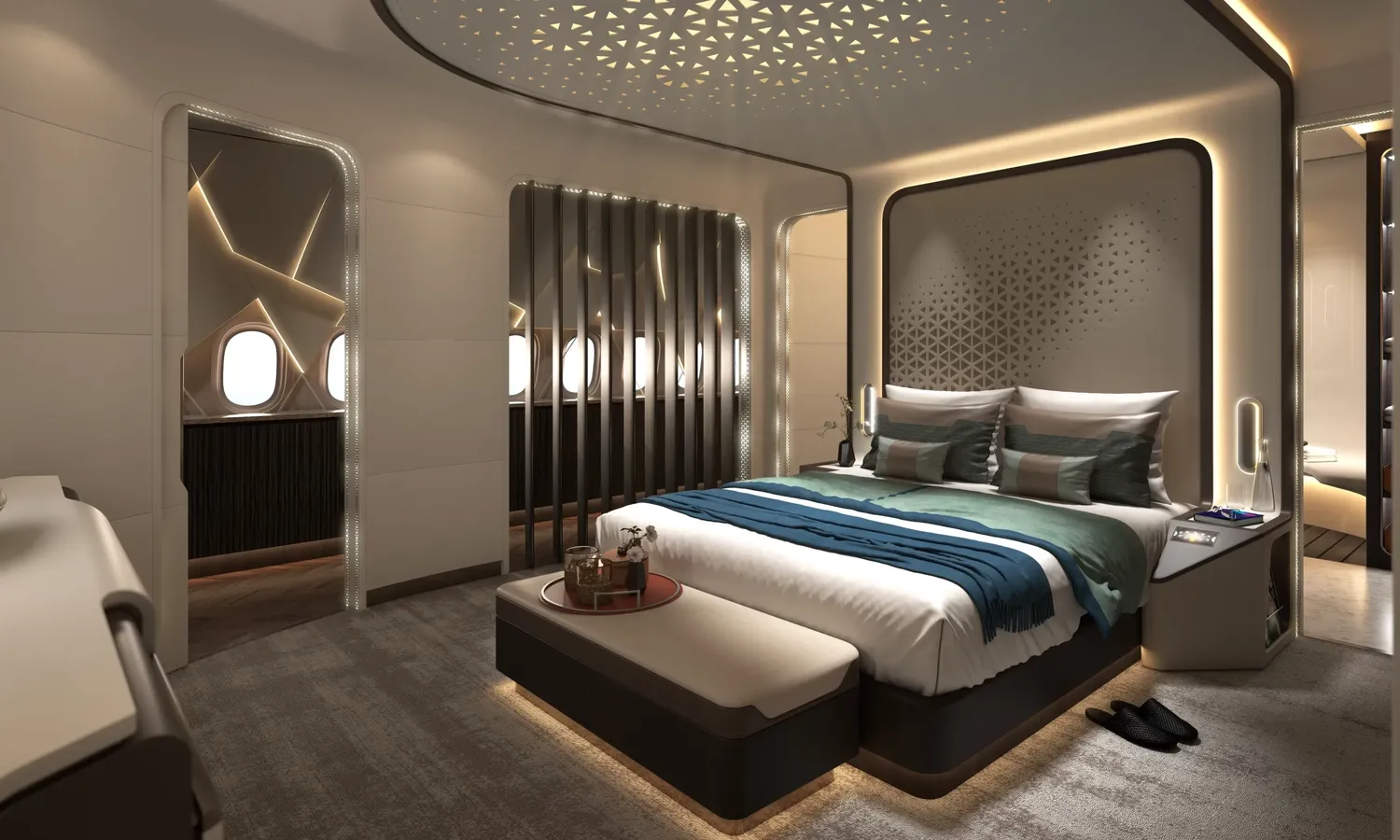 Lufthansa Technik reveals its cabin for the Boeing 777-9 BBJ