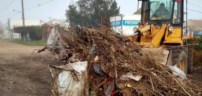 Recogieron 108 toneladas de basura entre restos de poda