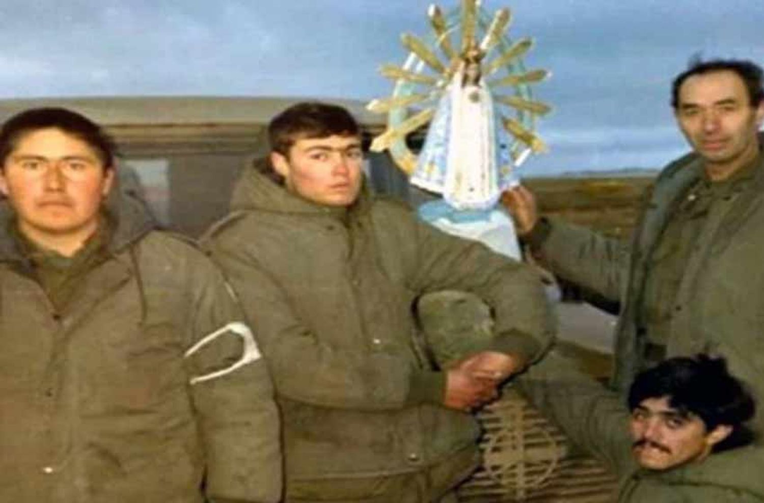 Volvió al país la imagen de la Virgen de Luján que estuvo en Malvinas