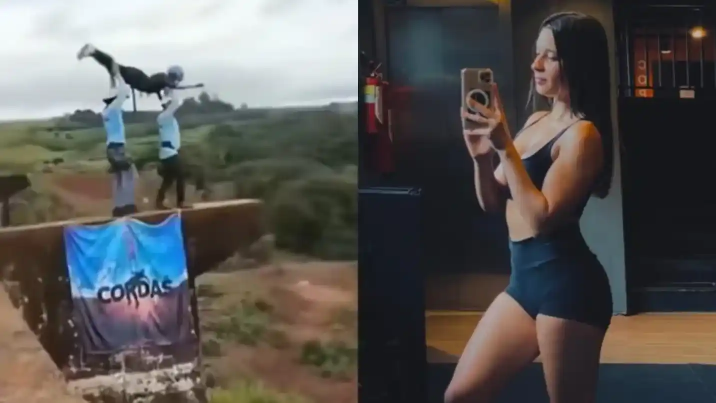 María Eduarda Rodrigues de Freitas tenía 21 años y murió tras ser lanzada al vacio en una actividad recreativa. (Foto: Jornal Da EPTV / @dudz.rodrigues)