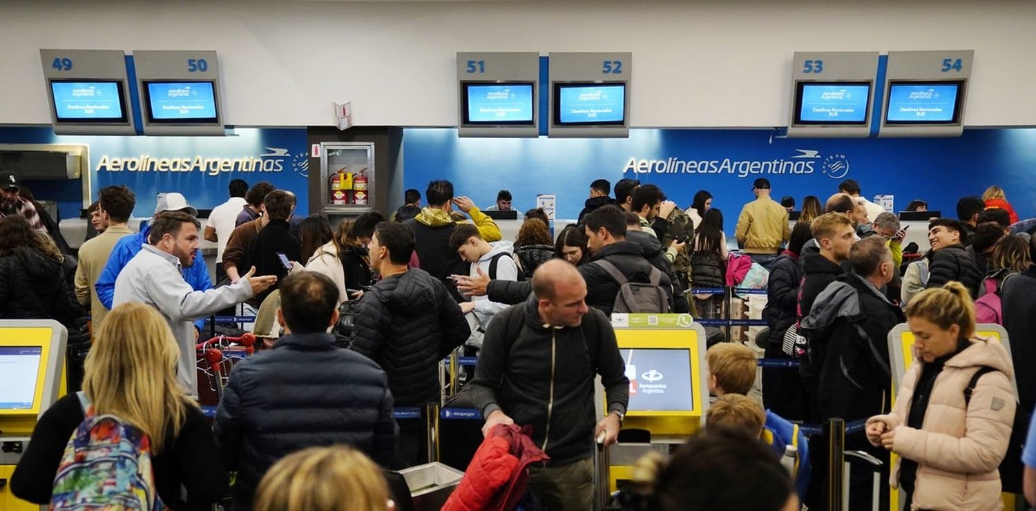 Será mañana de 5 a 14 en el Aeroparque Jorge Newbery y el Aeropuerto Internacional de Ezeiza.