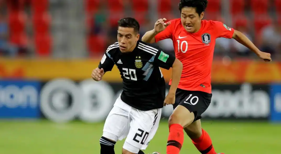 La selección Sub 20 perdió frente a Corea y jugará ante Mali en octavos