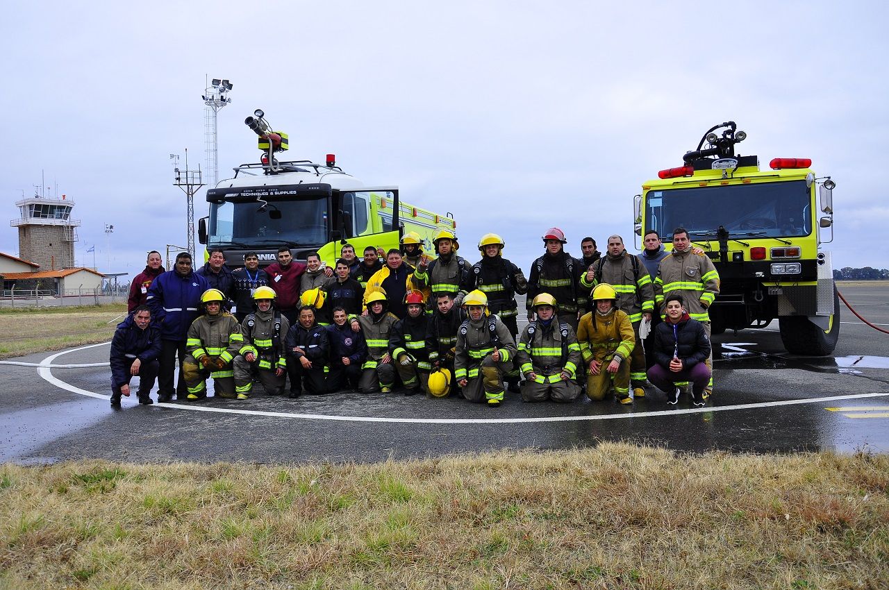 Se dictó capacitación para bomberos aeroportuarios en San Luis