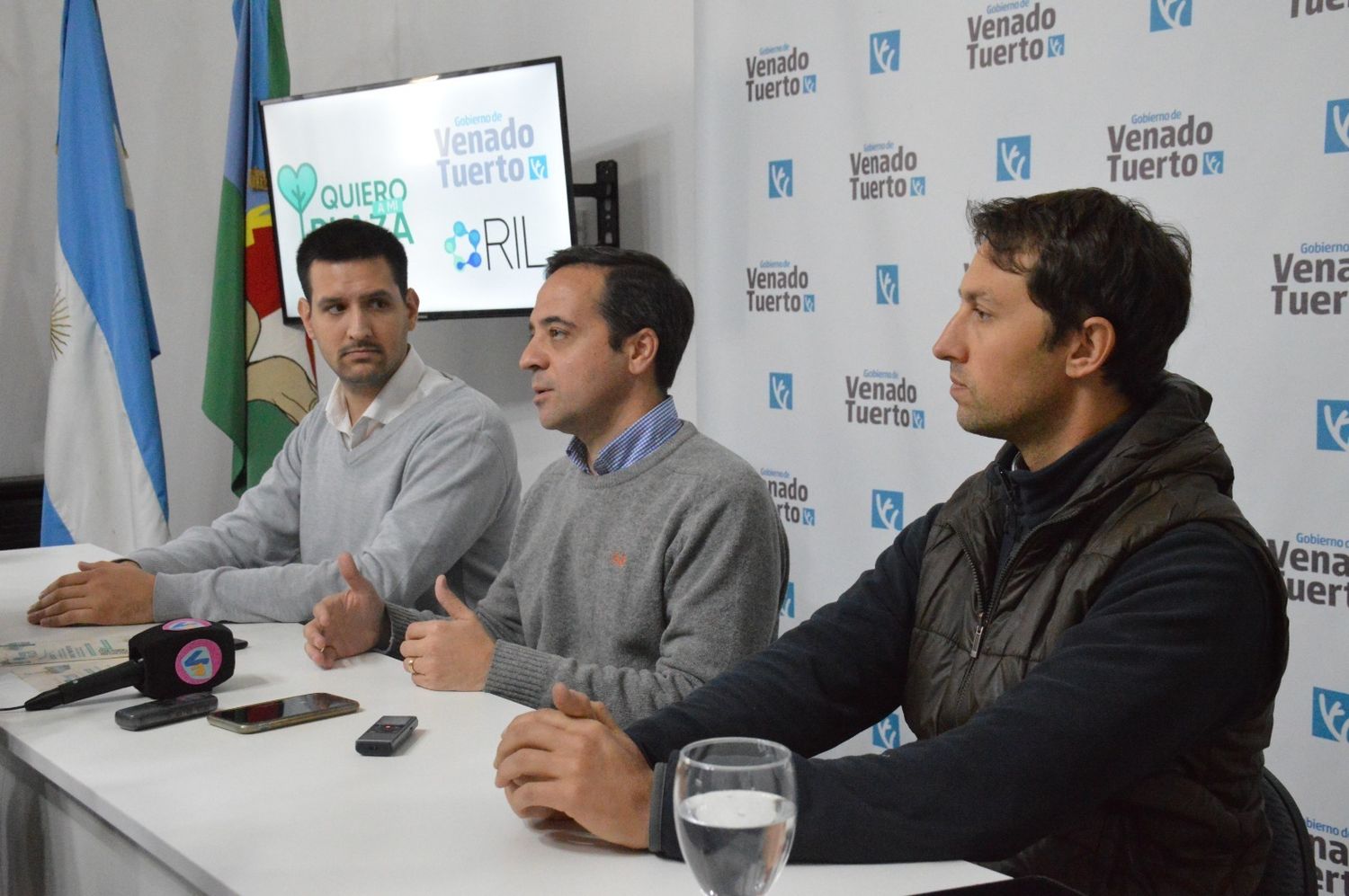 Facundo Rebasti, Mariano De Mattía y Sebastián Gallo.