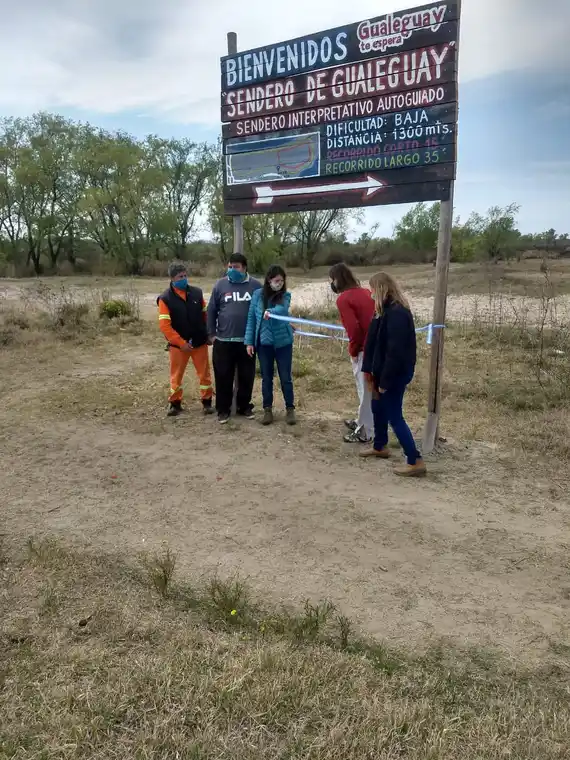 Habilitaron el Sendero Interpretativo Autoguiado