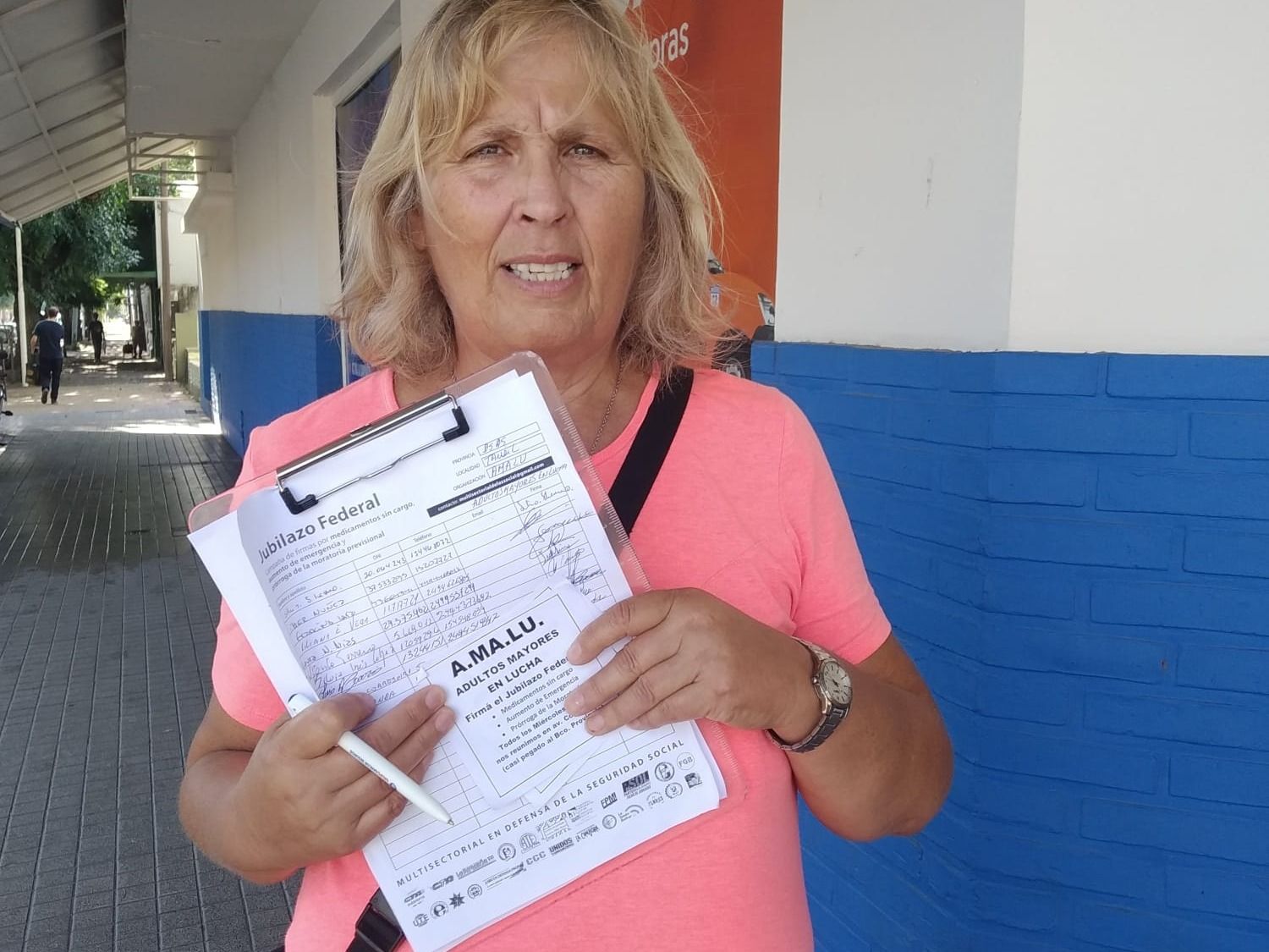 “No queremos ser exterminados sin que nos vean", aseguraron jubilados de la ciudad